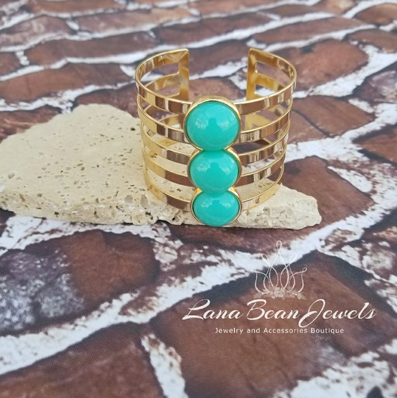 Lana Bean Jewels Jewelry - Gold cuff bracelet